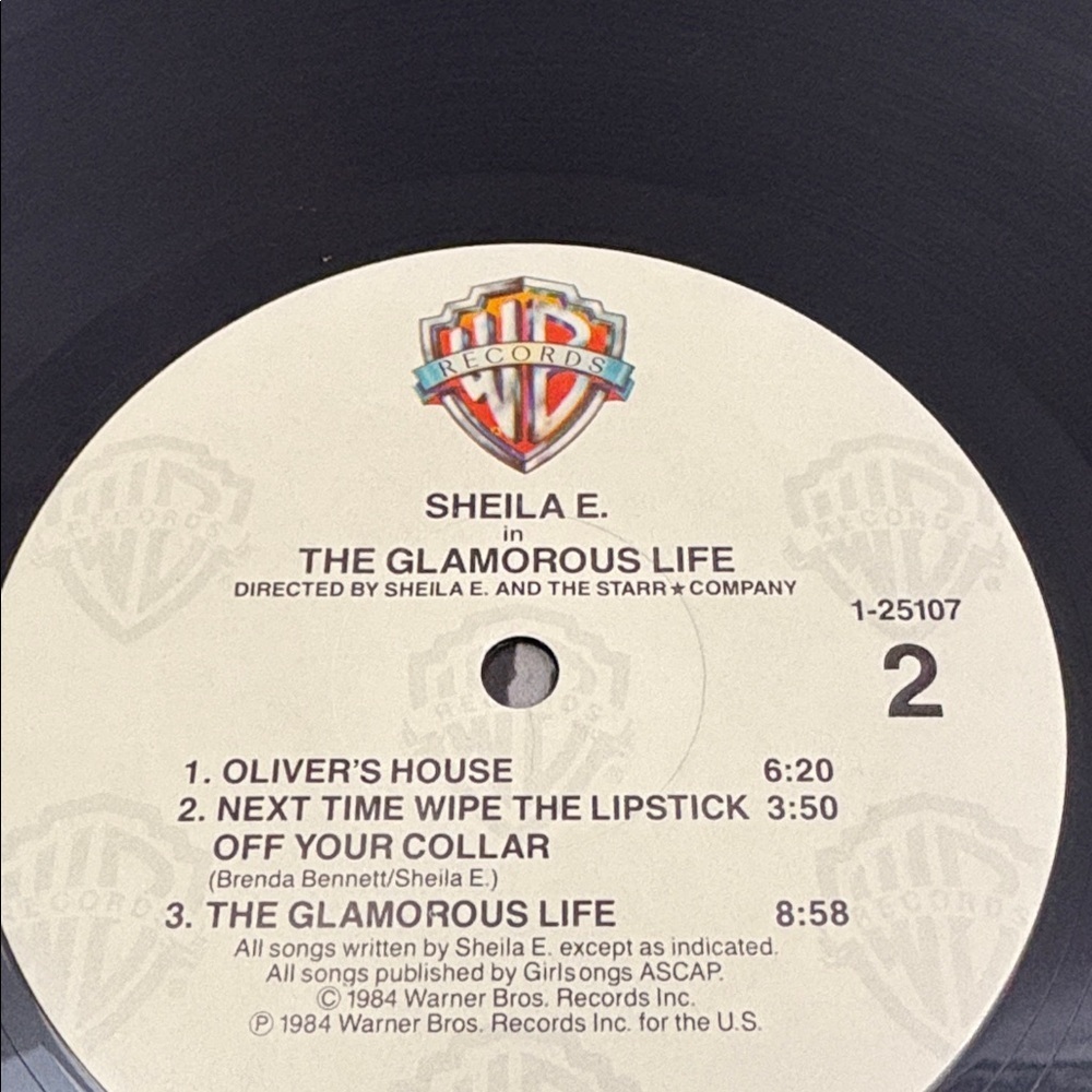 Sheila E. In The Glamorous Life Vinyl Lp '84 - Picture 5 of 5